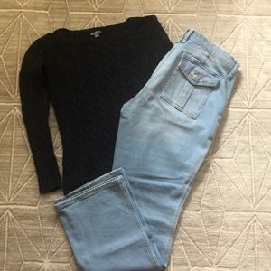 🎈Gap Light Wash High Rise Boot Cut Jean